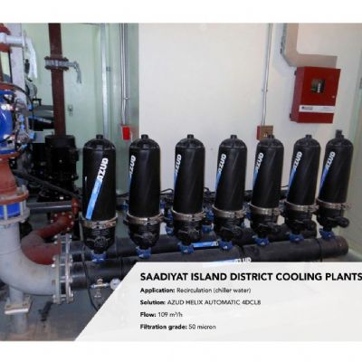 阿拉伯Saadiyat Island cooling plant